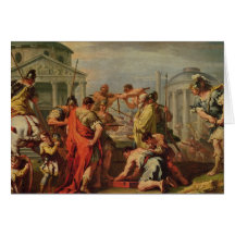 Marcus Furius Camillus  and Brennus Greeting Cards