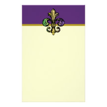 Mardi Fleur de Gras Stationery Design