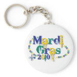 Mardi Gras 2010 beads bc Keychain