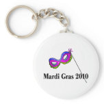 Mardi Gras 2010 Mask Keychain