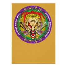 Mardi Gras 2011 Joker-V-3 Custom Invitations