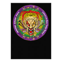 Mardi Gras 2011 Joker-V-3 Personalized Invitation