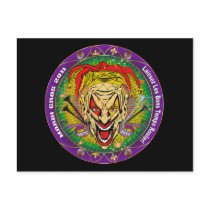 Mardi Gras 2011 Joker-V-3 Postcard