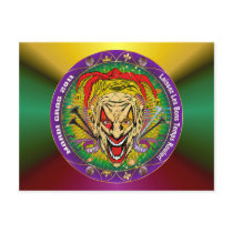 Mardi Gras 2011 Joker-V-3 Post Card