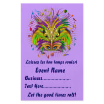 Mardi Gras 5.5" x 8.5"  Portrait Please View Notes