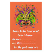 Mardi Gras 5.5" x 8.5"  Portrait Please View Notes