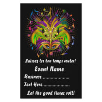 Mardi Gras 5.5" x 8.5"  Portrait Please View Notes
