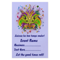 Mardi Gras 5.5" x 8.5"  Portrait Please View Notes