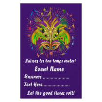 Mardi Gras 5.5" x 8.5"  Portrait Please View Notes