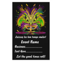 Mardi Gras 5.5" x 8.5"  Portrait Please View Notes