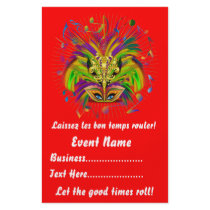 Mardi Gras 5.5" x 8.5"  Portrait Please View Notes