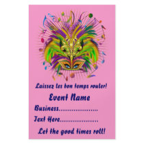Mardi Gras 5.5" x 8.5"  Portrait Please View Notes
