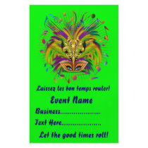 Mardi Gras 5.5" x 8.5"  Portrait Please View Notes