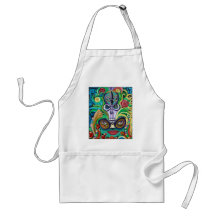 Mardi Gras Art Aprons