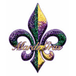 Mardi Gras bead Fleur de lis 2 t-shirts