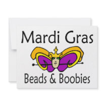 Mardi Gras Beads And Boobies