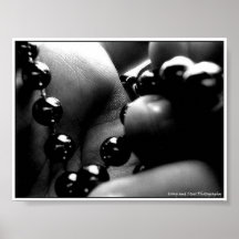 Mardi Gras Beads Poster