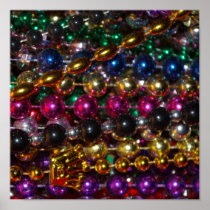 Mardi Gras beads Posters