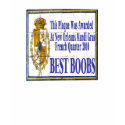 Mardi Gras Best Boobs Tile t-shirts