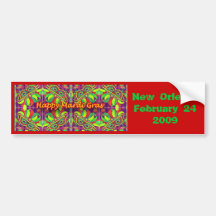 Mardi Gras Bumper Sticker