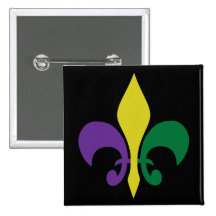 Mardi Gras Button