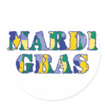 Mardi Gras Camo stickers