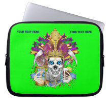 Mardi Gras Carrying Case for ip-5 and ipad Mini Laptop Computer Sleeve