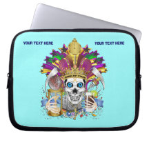 Mardi Gras Carrying Case for ip-5 and ipad Mini Laptop Sleeve