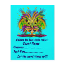 Mardi Gras Carvinal  4.5" x 5.6" Please View Notes