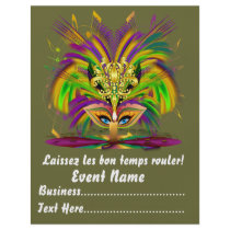 Mardi Gras Carvinal 8.5" x 11"  Please View Notes