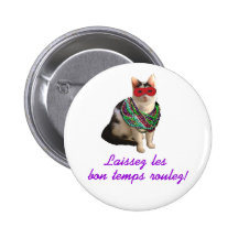 Mardi Gras Cat Pin