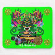 Mardi Gras D. J. Dragon King View Hints please Mousepad