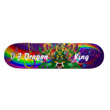 Mardi Gras D. J. Dragon King View notes please Skate Boards