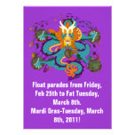 Mardi Gras Dragon V-2 Personalized Invite