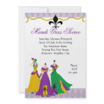 Mardi Gras Dress Shop invitations