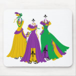 Mardi Gras Dress Shop mousepads