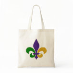 Mardi Gras Fleu de Lis Tote Bag