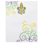 Mardi Gras Fleur de Dots flyers