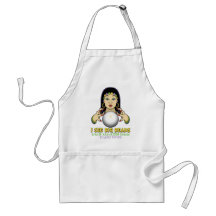 Mardi Gras Fortune Teller Apron