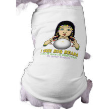 Mardi Gras Fortune Teller Dog T-shirt