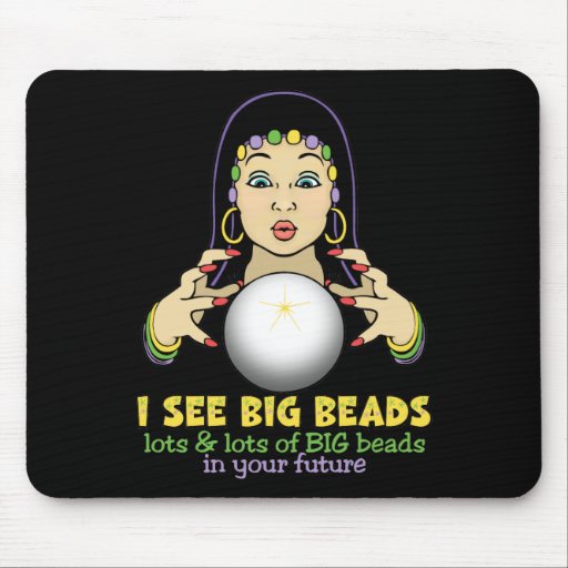 Mardi Gras Fortune Teller Mouse Pads