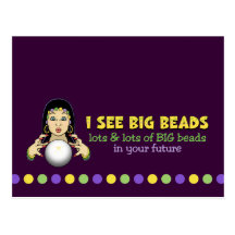 Mardi Gras Fortune Teller Post Cards
