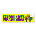 Mardi Gras Indian Mask bumper stickers