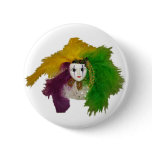 Mardi Gras Indian Mask buttons