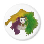 Mardi Gras Indian Mask magnets