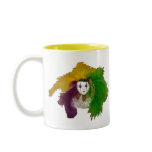 Mardi Gras Indian Mask mugs