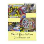 Mardi Gras Indians & Costumes - Post card postcards