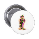 Mardi Gras Jester Buttons