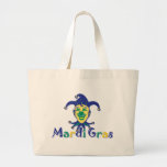 Mardi Gras Jester Canvas Bag