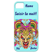 Mardi Gras Jester Important View Hints please iPhone 5 Covers